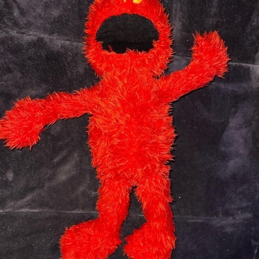Play All Day Elmo Interactive Toy Plush 22" B1541 SesameStreet 2014 Hasbro Works